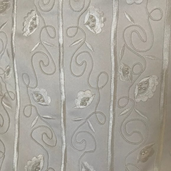 Special Occasion Dress Communion Wedding White Embroidered NEW w Tags - Picture 2 of 10